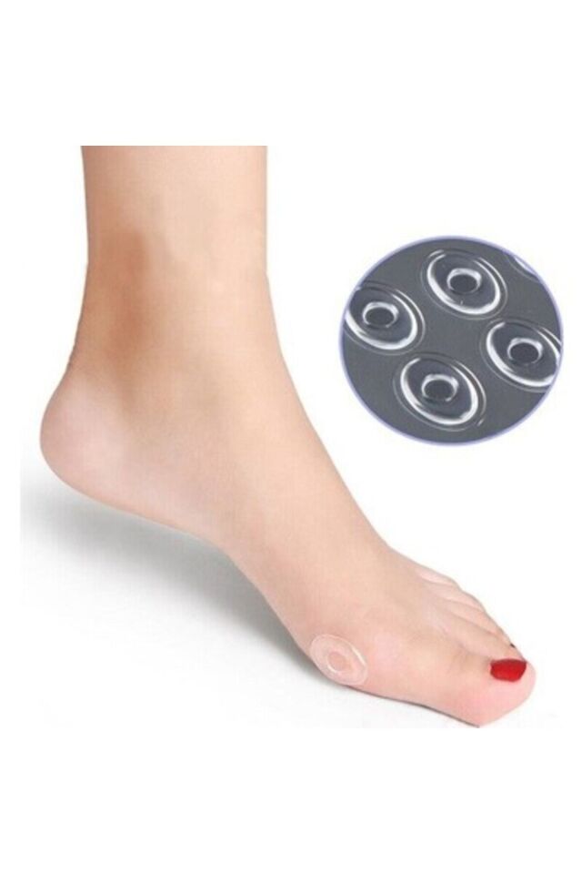 Nasır Bandı - Delikli Silikon Ped - Delikli Silikon Ped - 6 Adet