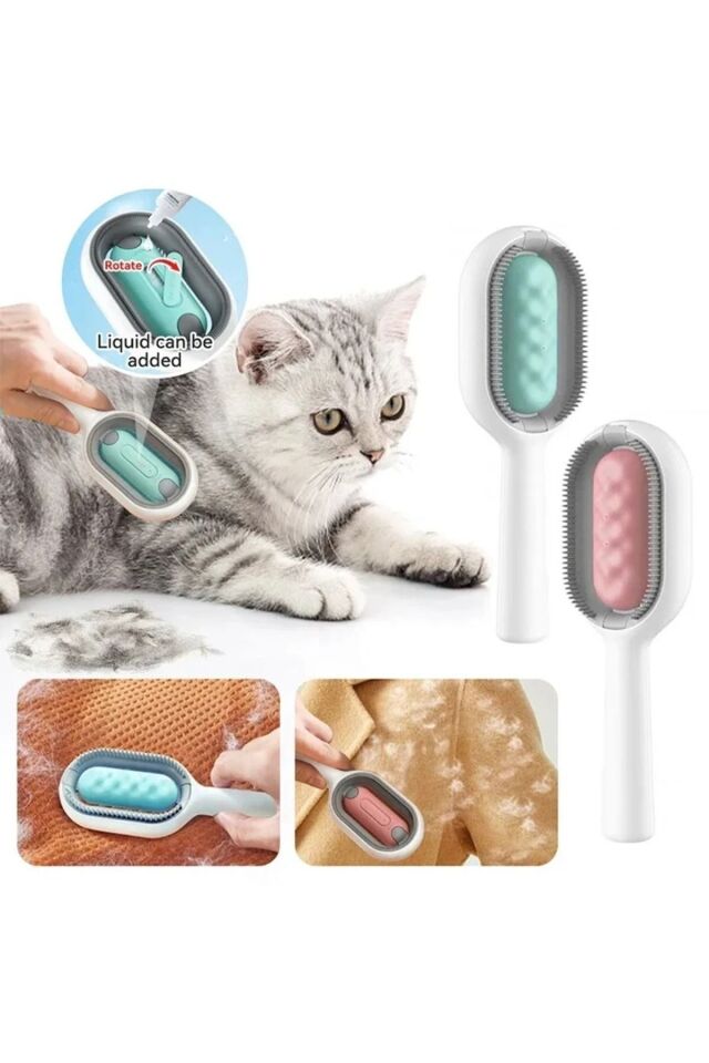 Kedi Köpek Tüy Toplama Tarağı Su Hazneli Profesyonel