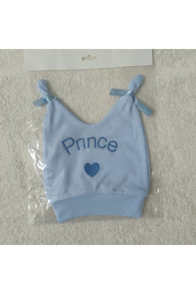 Erkek Çocuk Prens Baskılı Taşlı Bere / Şapka