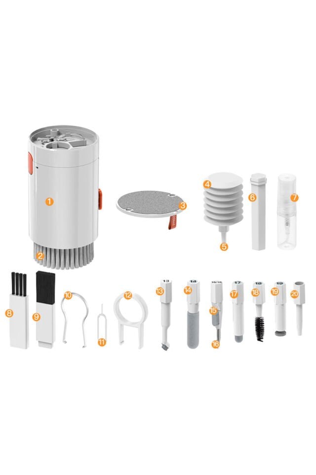 Q20 20 in 1 Çok Fonksiyonlu Elektronik Cihaz Temizleme Kiti