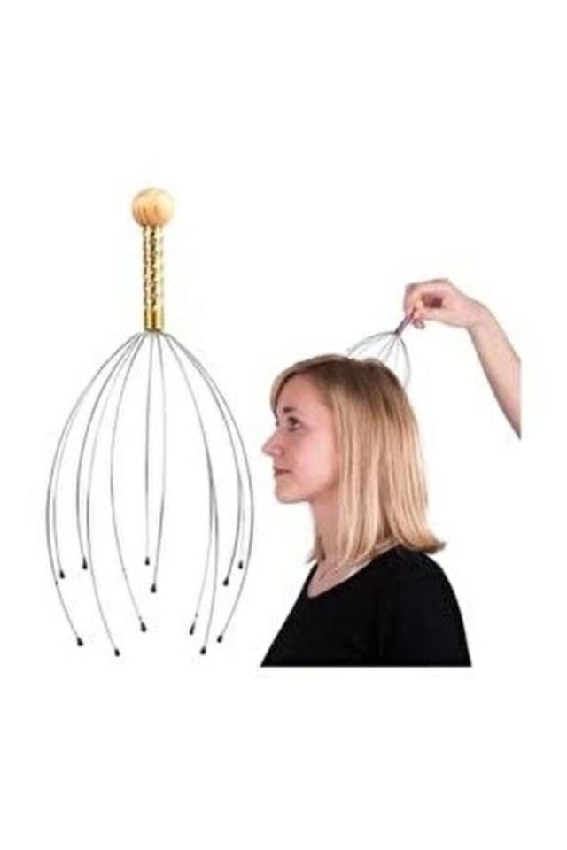 Kafa Masaj Aleti Baş Boyun Kafa Masaj Saç Kaşıma Teli