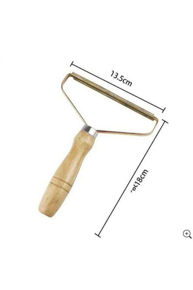 Ahşap Saplı Elbise Pamuk Tiftik Temizleme Toplama Aleti Yün Kazak Kumaş Tüy Toplama Aparatı 1 Adet