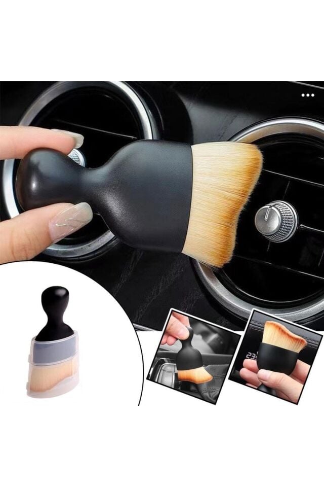 Oto Detaylı Temizlik Fırçası Yumuşak Kıllı Araç Içi Temizlik Fırçası Premium Temizleme Toz Fırçası