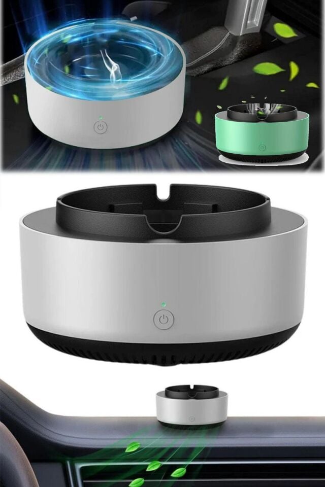 Dumanı İçine Çeken Kül Tablası Akıllı Kül Tablası Koku Duman Önleyici Kokusuz Küllük Arabada Ev Ofis