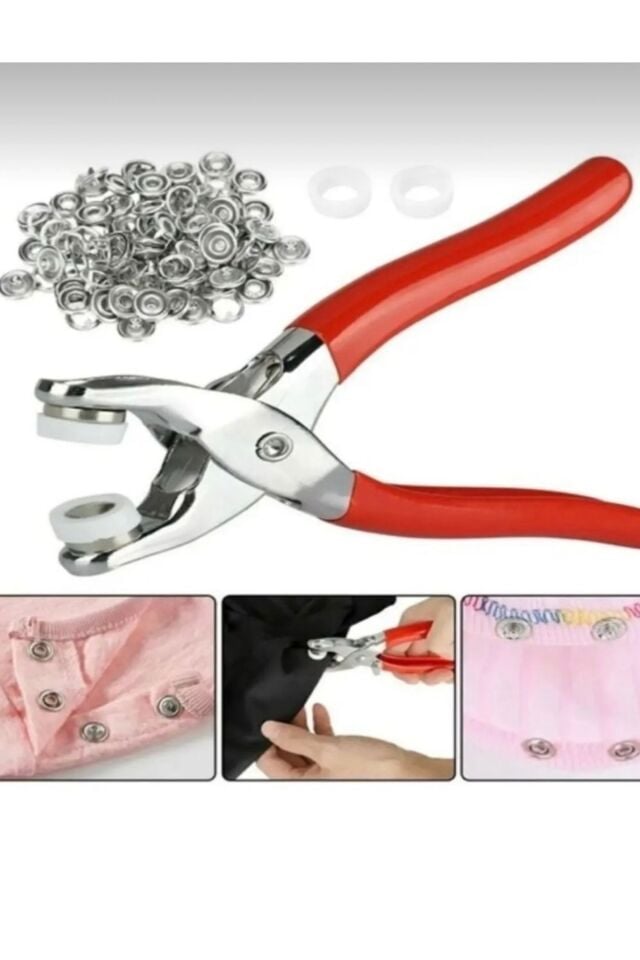 Çıt Çıt Düğme Seti Ve Pensesi