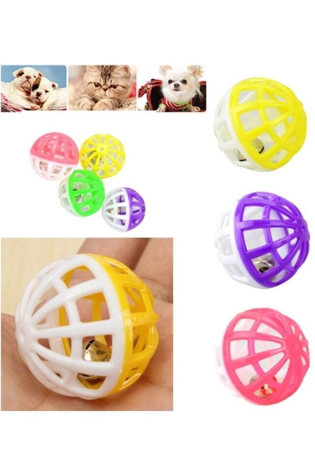 Evcil Hayvan Oyun Topu Çıngıraklı 3,5 Cm