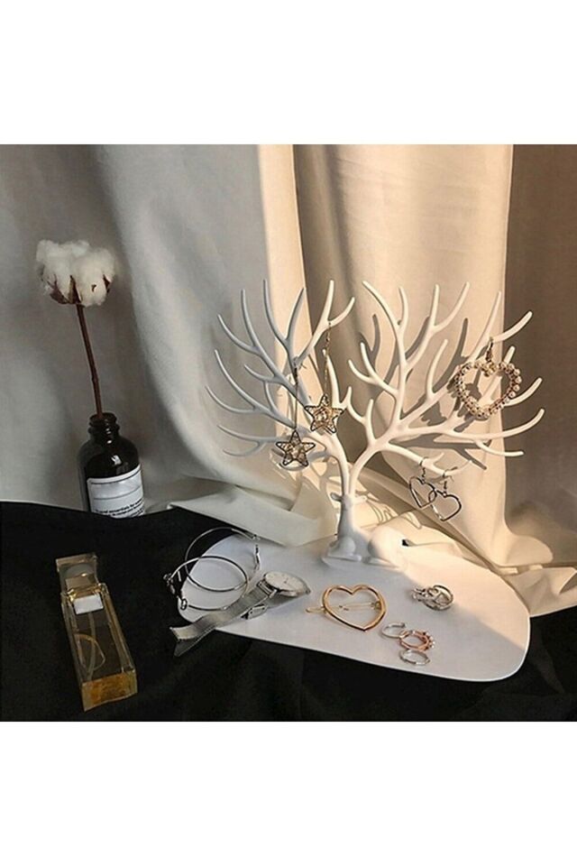 Siyah Geyik Tasarımlı Takı Mücevher Standı