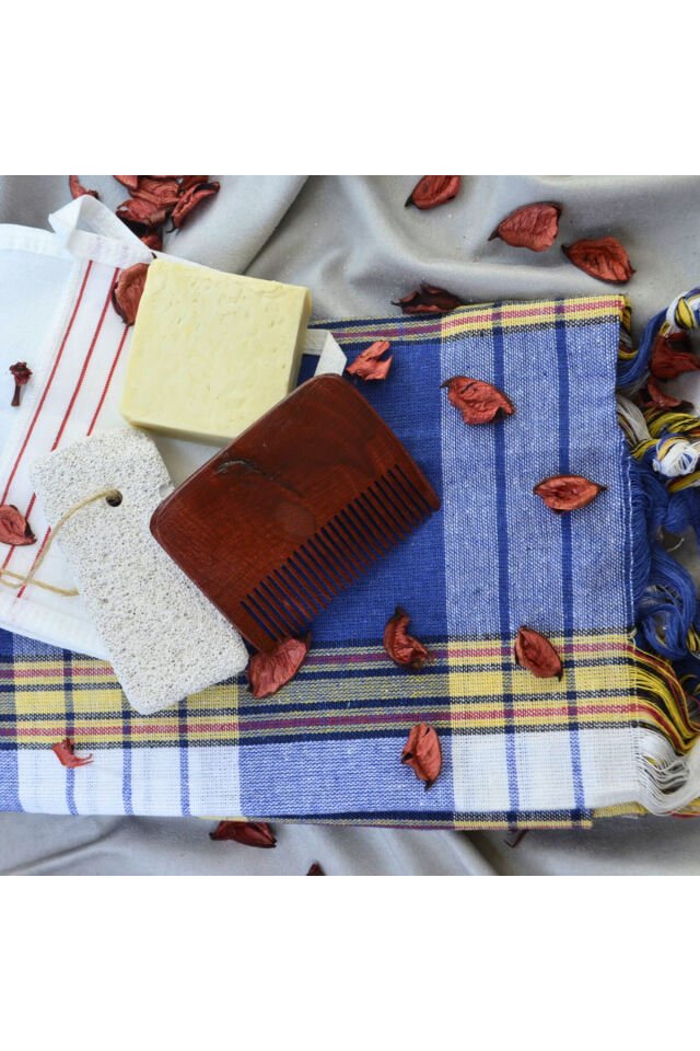 Standart Paket Hamamseti & Duş & Banyo & Peştemal & Kese Seti