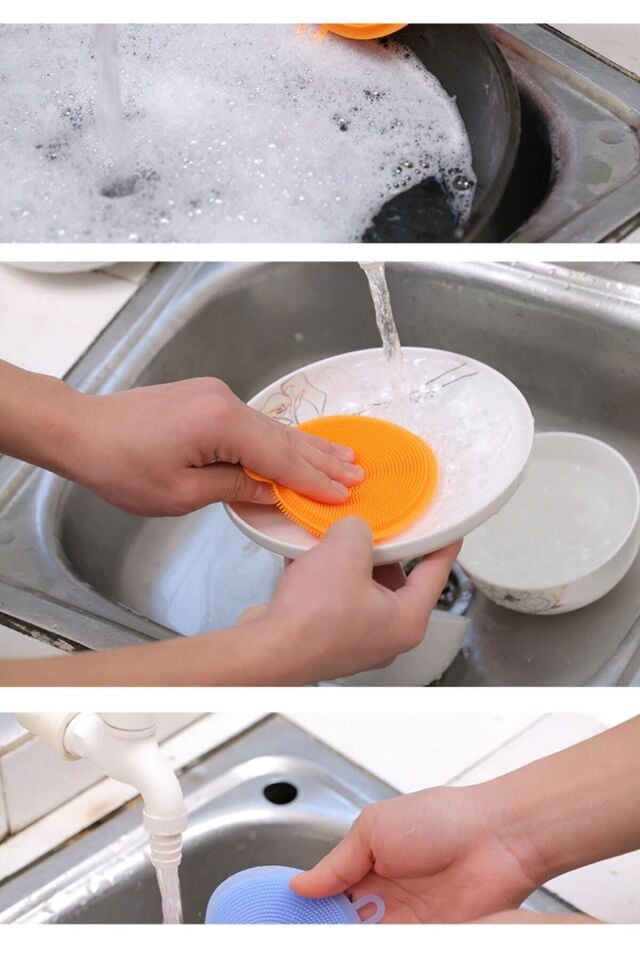 Akıllı Mutfak Malzemeleri Bulaşık Tencere Fırın Ankastre Temizleyici 2 Adet Sihirli Sünger Ömürlük