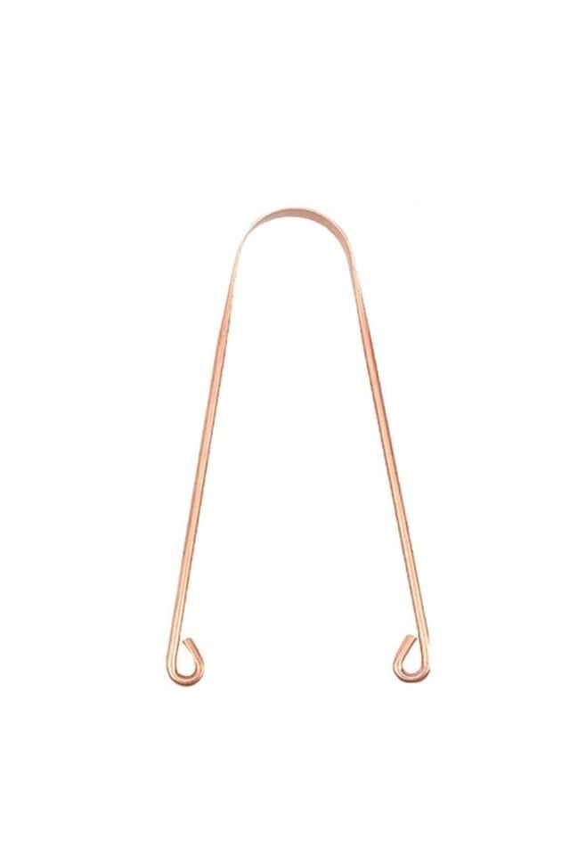 Bakır Dil Temizleme Dil Temizlik Aleti Dil Sıyırıcı Dil Temizleyici Bakır