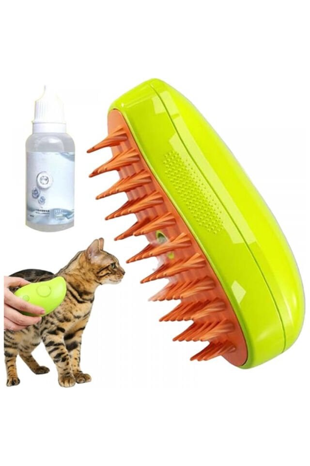 Kedi Köpek Spreyli Buharlı Tüy Tarağı