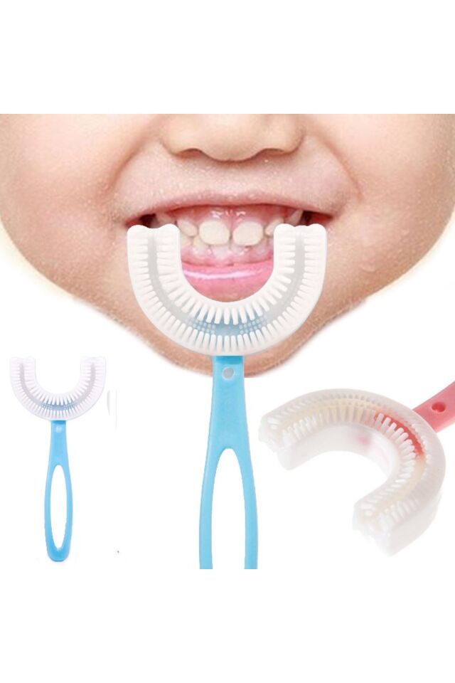 Silikon Çocuk Diş Fırçası Tartar Temizleyici (2-12 Yaş) (4776)