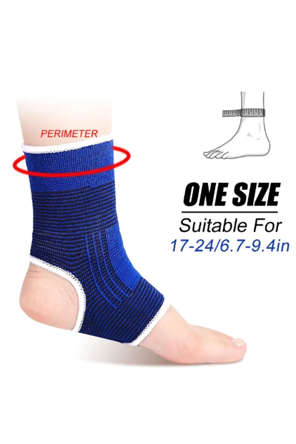 2li Ayak Bilek Topuk Bandajı Aşil Tendon Sporcu Koruyucu Bilekliği