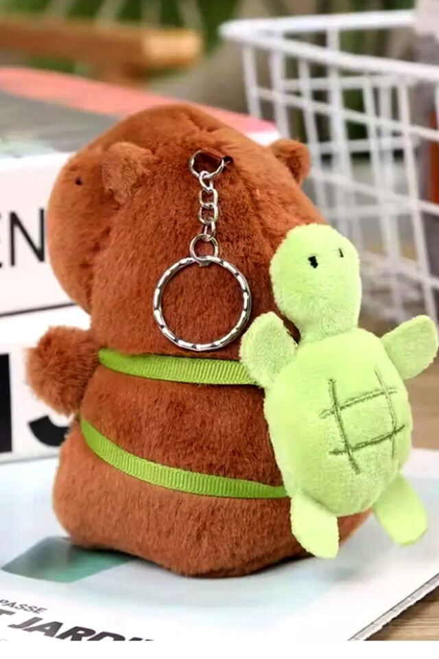 Kapibara Peluş Anahtarlık