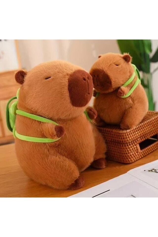Sevimli Kapibara Peluş / İçi Yumuşak / Peluş Anahtarlık / Capybara Oyuncak / Figür Yüksek Kalite