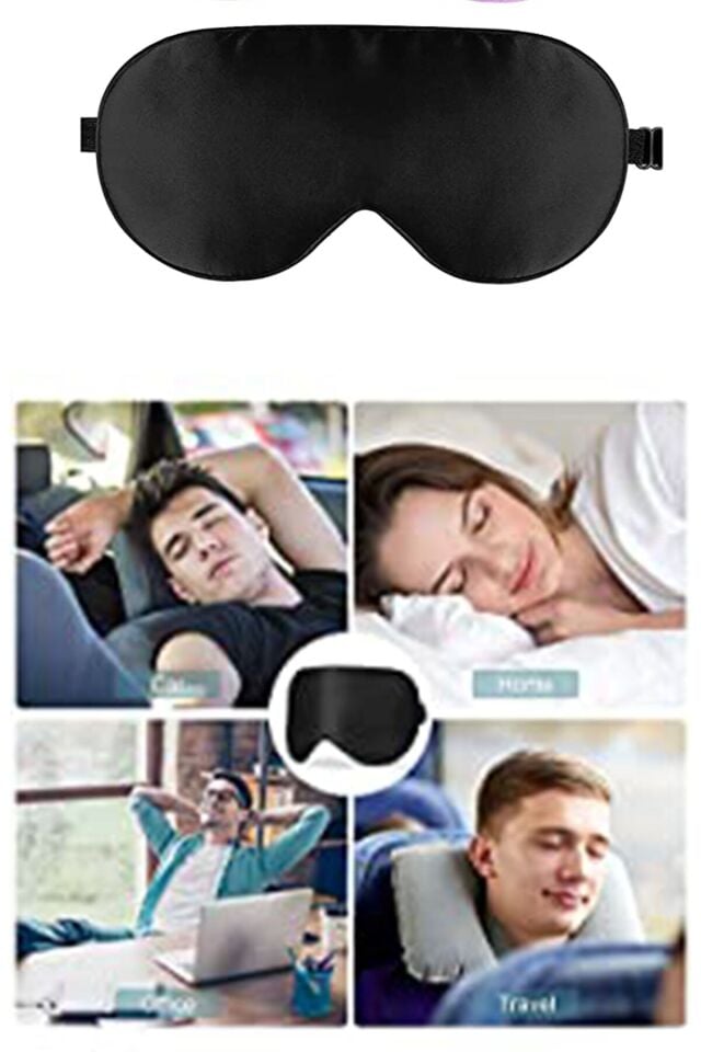 Işık Önleyici Uyku Göz Bandı Maskesi Işık Önleyici Gözlük Maske Seyahat Uyku Göz Maskesi