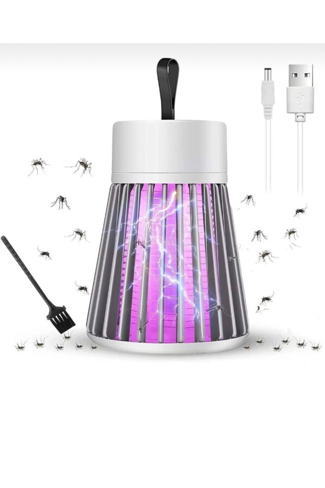 Kamp Ev Sinek Uçan Böcek Yakalama Cihazı Taşınılabilir Şarjlı Cihaz