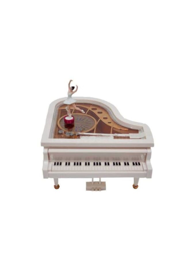 Piyano Balerin Müzik Kutusu Hediyelik Eşya Romantik Süs