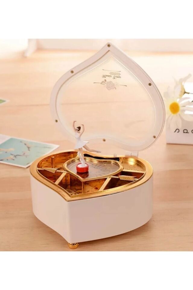 Romantik Piyano Dans Eden Balerin Müzik Kutusu Arkadaşa Hediye