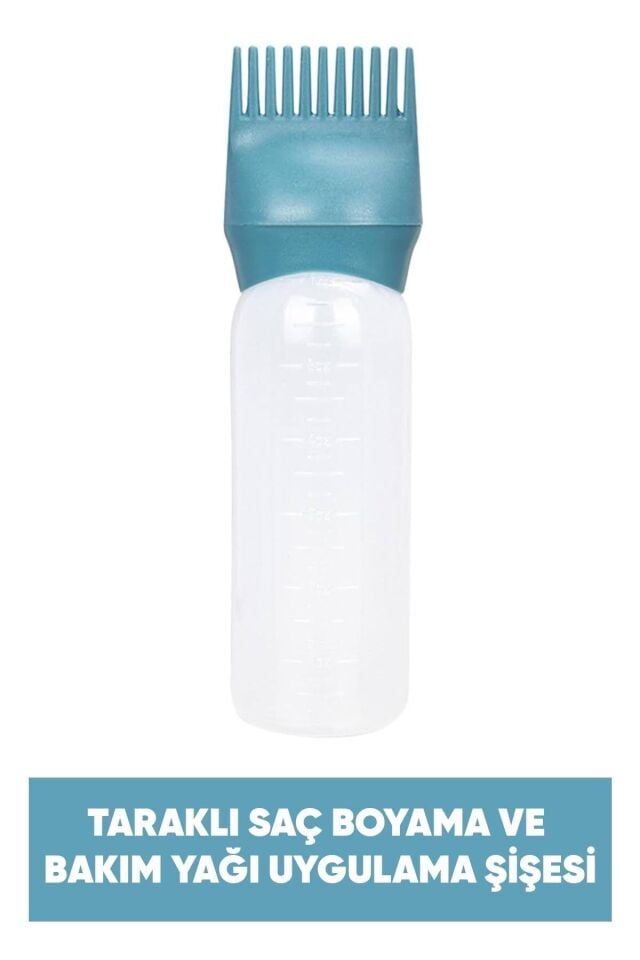 Taraklı Saç Yağı Uygulama Şişesi