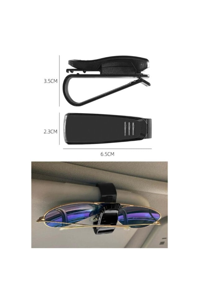 Araç Gözlük Tutucu Klips Araba Güneş Gözlüğü Tutacağı Otomobil Içi Tutucu Mandal