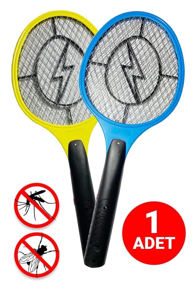 Şarjlı Sinek Raketi Yeni Nesil Ayaklı Seri Beyaz Çift Kullanımlı