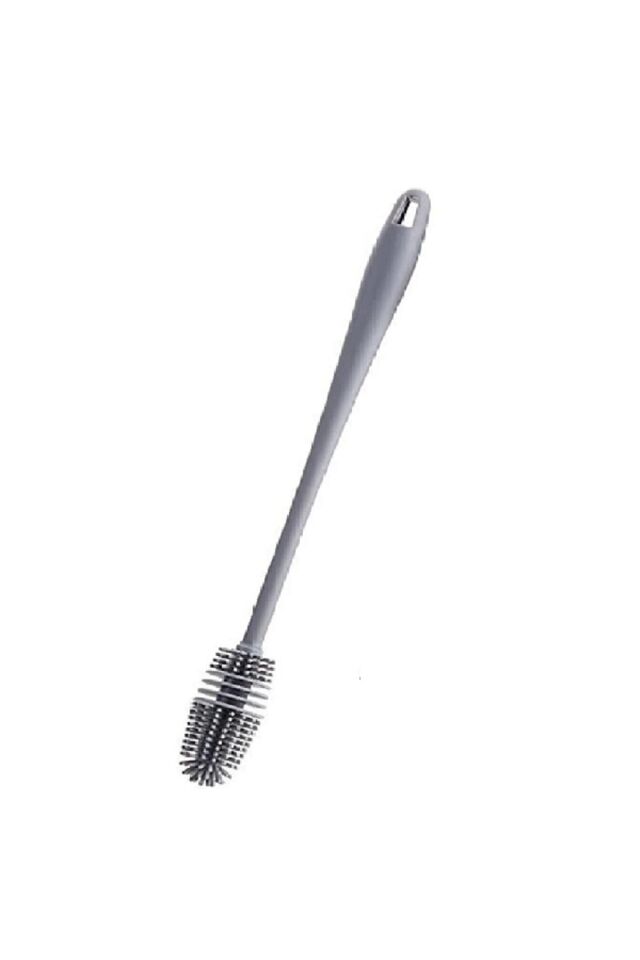 Biberon Bardak Kavanoz Süt Şişesi Temizleme Fırçası Silikon Uzun Saplı Temizleme Yıkama Fırçası