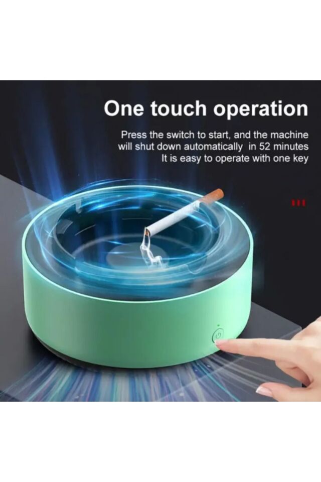 Yeni Nesil Pilli Dumanı Ve Kötü Kokuyu Minimalize Eder Yıkanabilir Dumanı İçine Çeken Kül Tablası