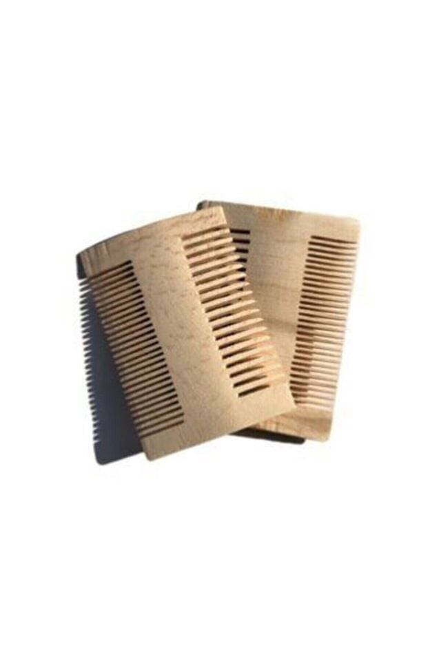 3 Lü Doğal Ahşap Şimşir Tarak