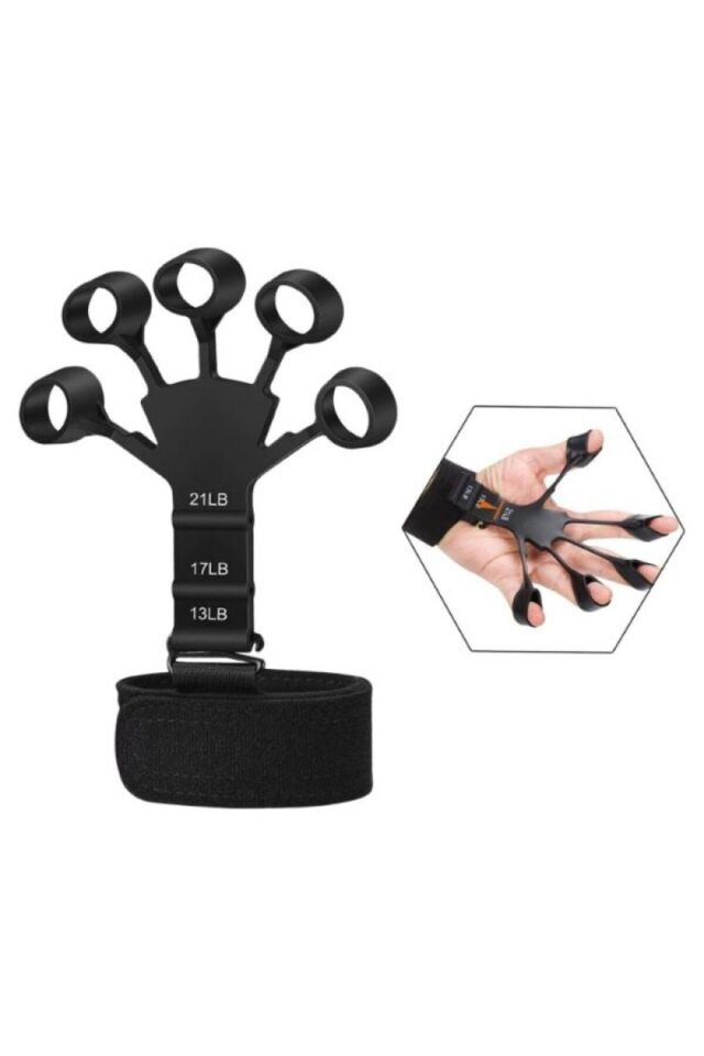 Yeni Seri El Bilek Parmak Kasları Ayrı Ayrı Parmak Esnekliği Sağlamak Spor Güçlendirme Direnç Bandı