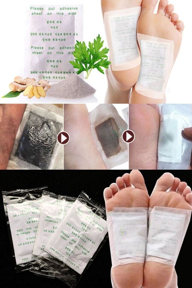 Profesyonel Tüm Ayaklara Ve Ciltlere Uygun 10 Adet Knoki Detox Atıcı Ayak Bandı Vücut Pro