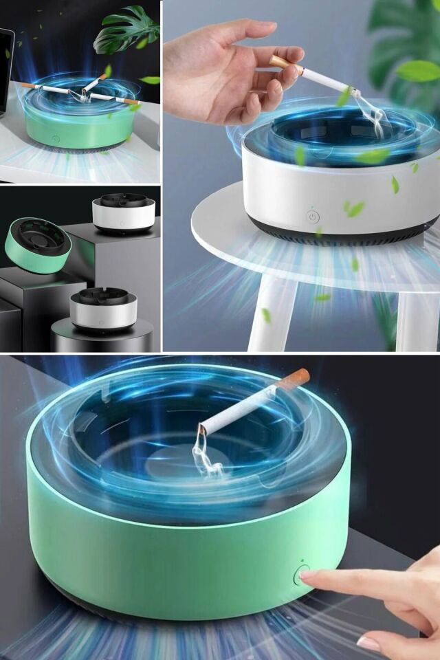 Dumanı Yok Eden Mucize Küllük Ev İş İçin Uygun Koku Duman Giderici Küllük Cihazı Kaliteli Filtreli