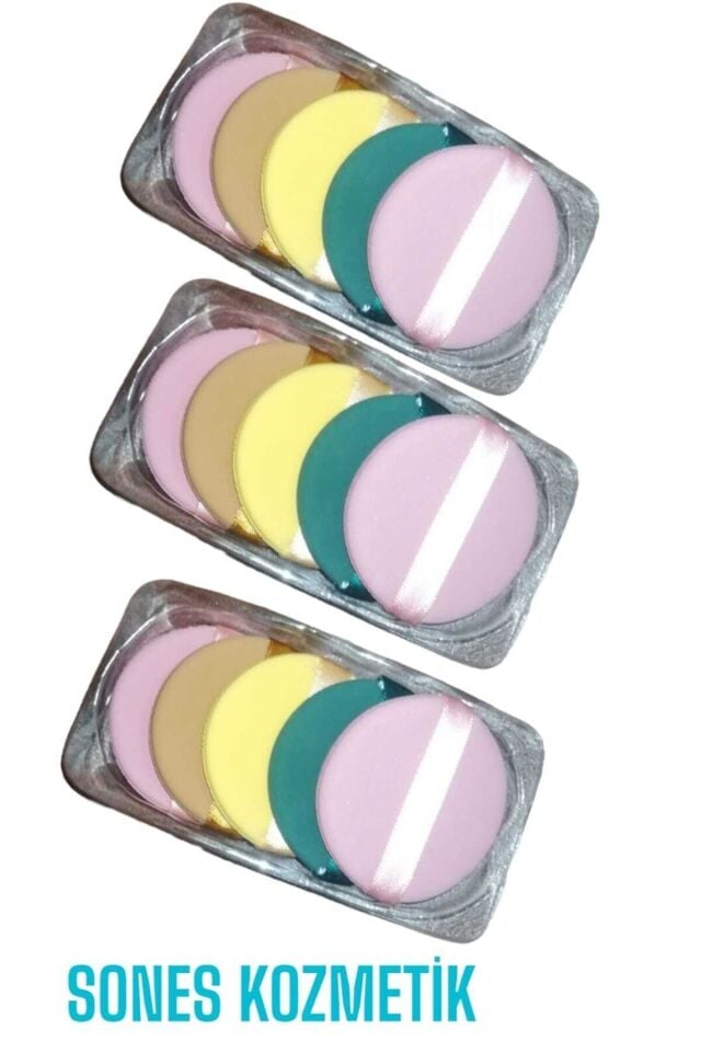 5'li Transparan Müjgan Pudra Süngeri