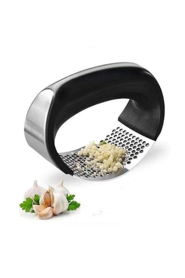 Lüx Pratik Sarımsak Ezici Paslanmaz Çelik Sarımsak El Rendesi