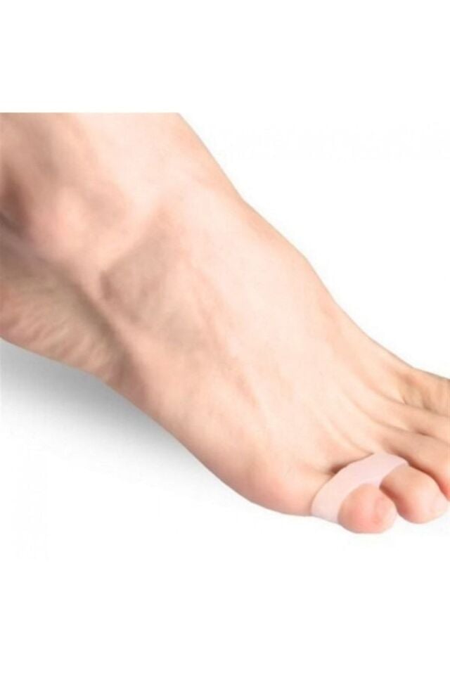 2 Parmağa Geçmeli Makaralı Serçe Parmak Koruyucu Yüzük Silikon Şekil Bozukluk Düzeltici