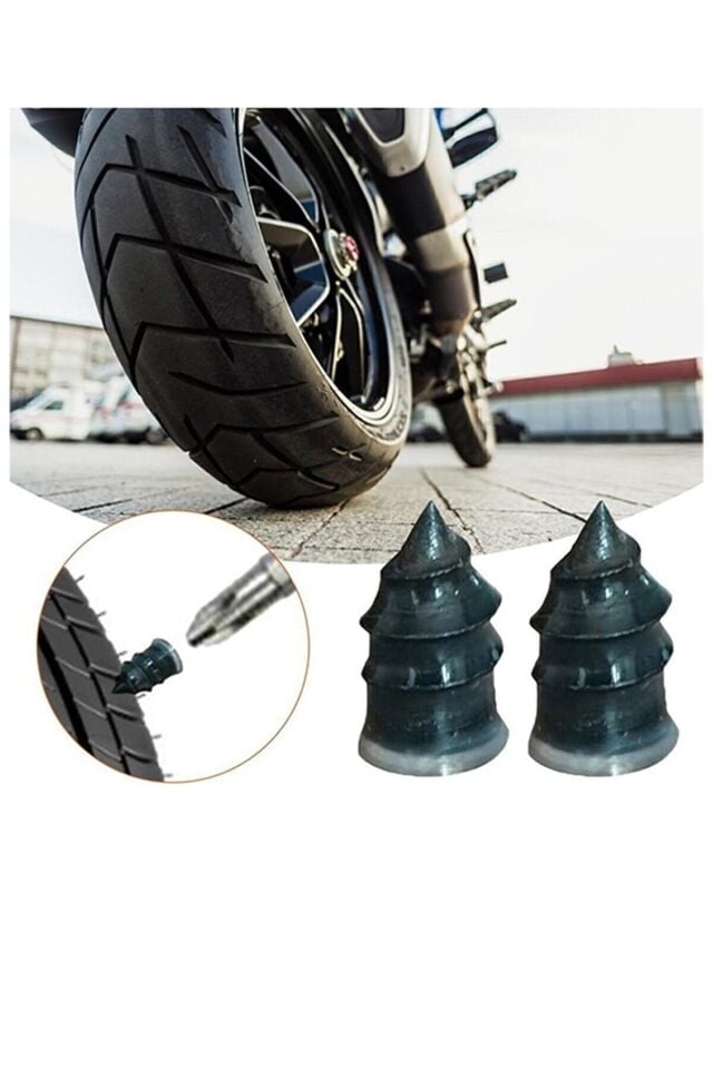 Motosiklet Araba Oto Lastik Tamir Kiti Kauçuk Vida Seti Lastik Yama Kolay Vida Lastik Yaması