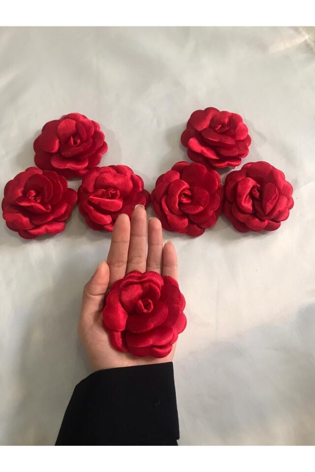Kırmızı Gelin El Gülü 1 Adet – Magnet, Hediyelik, Süs Aksesuarı