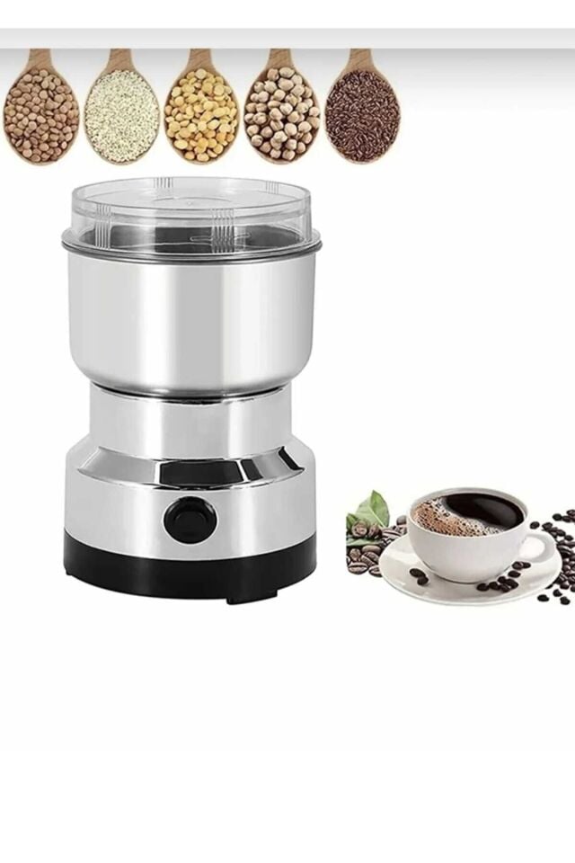 Kahve Öğütücü Baharat Öğütücü Değirmen Kuruyemiş Kuru Gıda Baklagil Çok Fonksiyonlu Öğütücü