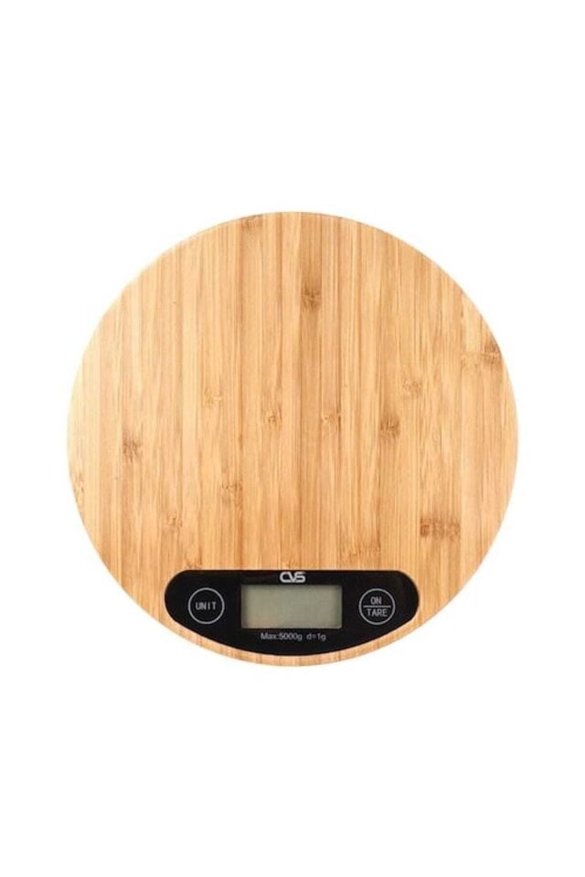 Turuncu Bambu Mutfak Tartısı Hassas Terazi DN 3701, Pratik ve Şık Kullanım