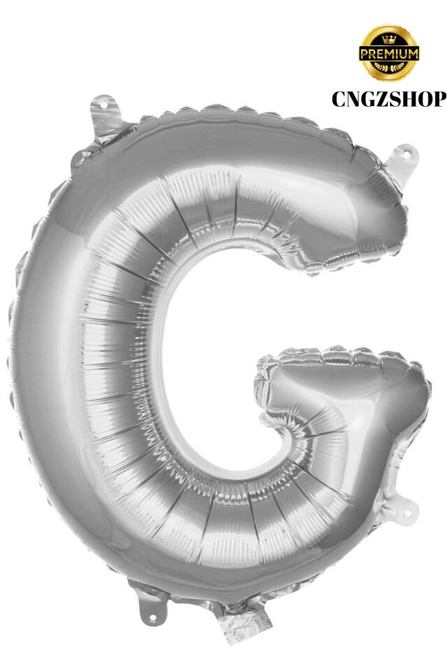 G- HARF 34 İNC GÜMÜŞ RENK BALON 76 CM