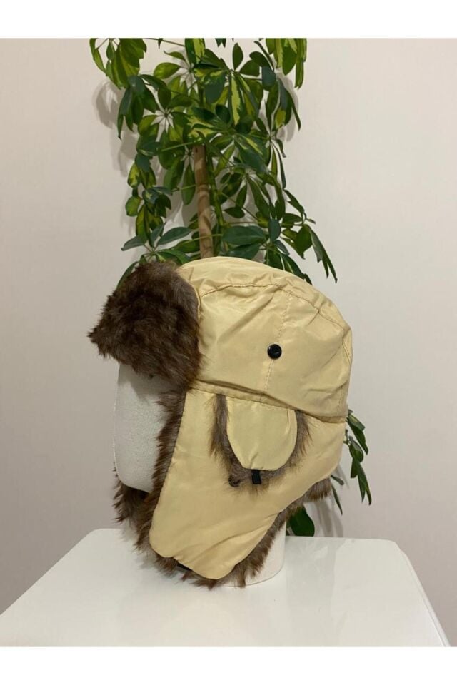 UNİSEX SUNİ KÜRKLÜ PİLOT RUS ŞAPKASI