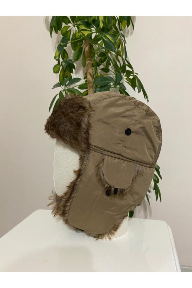 UNİSEX SUNİ KÜRKLÜ PİLOT RUS ŞAPKASI