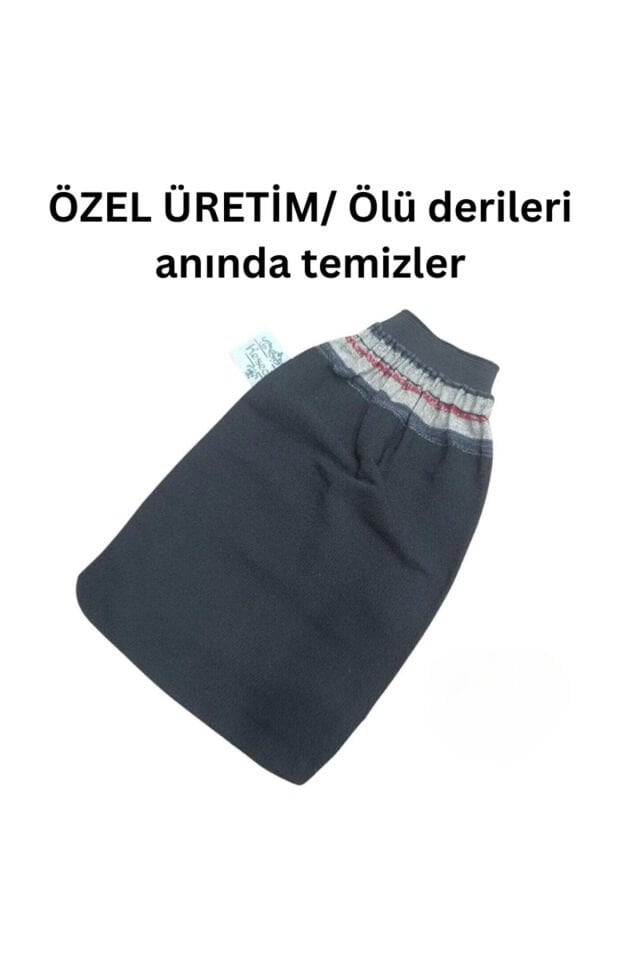 Floş Kese Bilekten Lastikli Eldiven Vücut Kesesi Ölü Derileri Anında Temizler