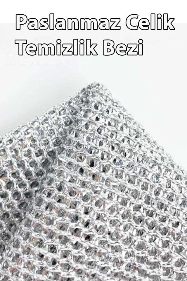 3 lü Temizlik Bezi Çizilme Yapmaz Sihirli Mutfak Bezi Paslanmaz Çelik Kir Sökücü Bez Bulaşık Süngeri