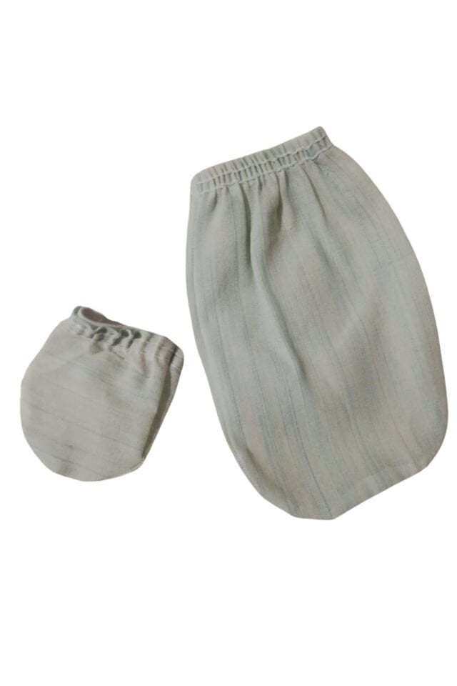 %100 İpek Kese Banyo Duş Lifi Kesesi Vücut Peeling Yüz Kesesi Seti Cilt Bakımı Hassas Ciltler