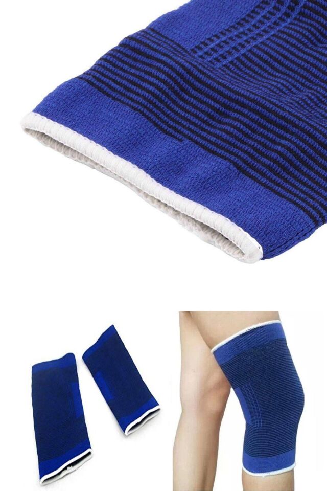 Esnek ve Rahat Eklemi Sıcak Tutarak Eklem Ağrılarını Azaltmaya Yardımcı Olan 1 Çift Medikal Dizlik