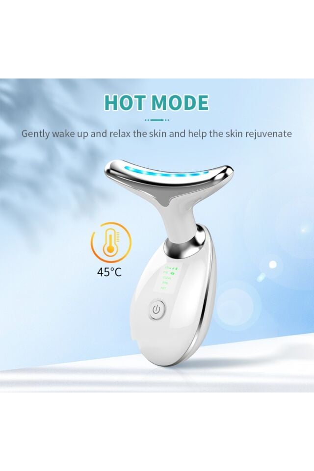 3 Renk Led Foton Terapi Cilt Sıkılaştırıcı Boyun Yüz Gençleştirici Lipoliz Cihazı