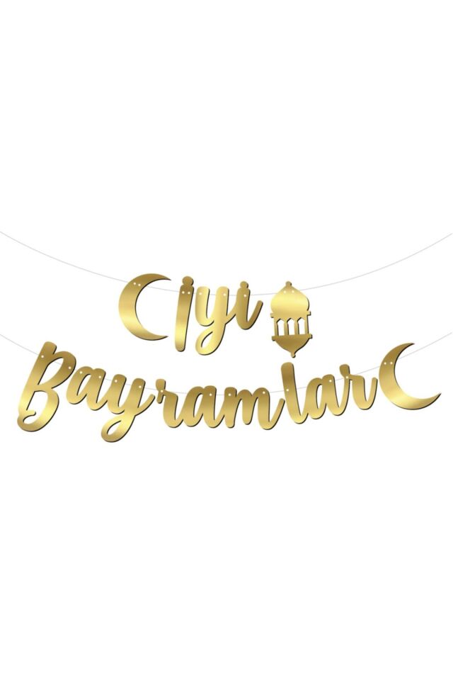 Iyi Bayramlar Kaligrafi Banner Hoşgeldin Ramazan