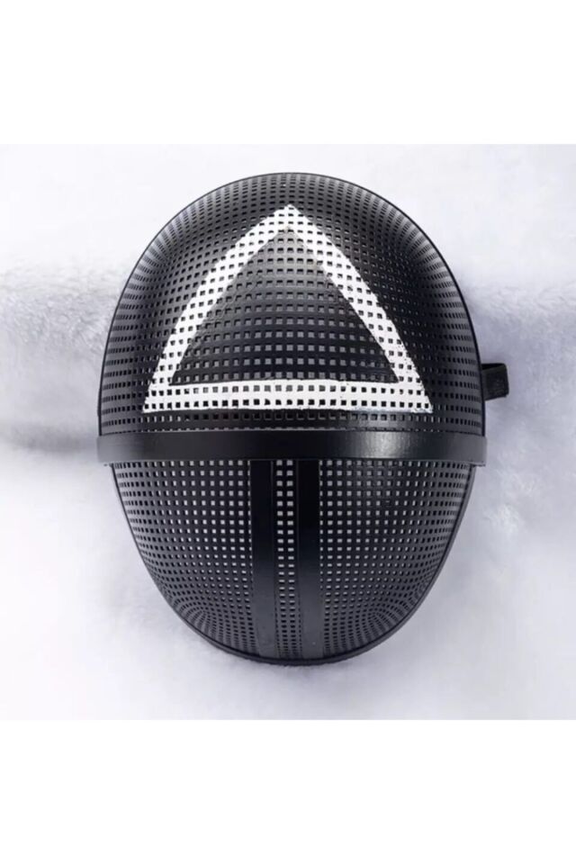 Üçgen Squid Game Maske  Squid Game Oyuncu Maskesi.