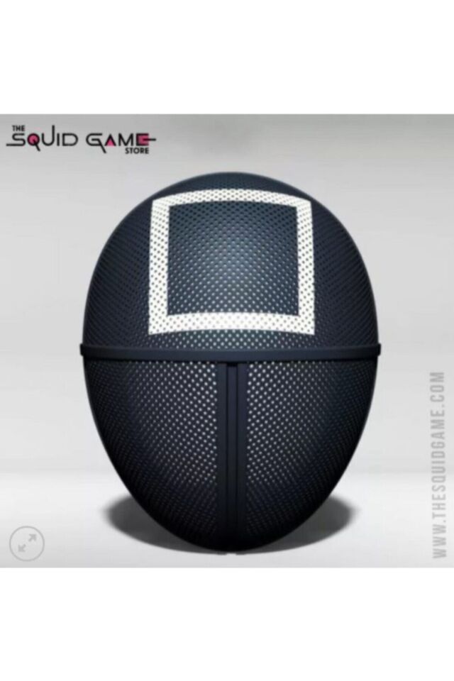 Squid Game Kare Desenli Figür Maske Asker Maskesi